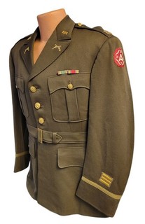 WWII US Army Officer's Jacket MP Named