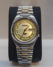 Citizen Men's Eagle 7 Automatic Watch Vintage Mid-Size Retro, 21 Jewel