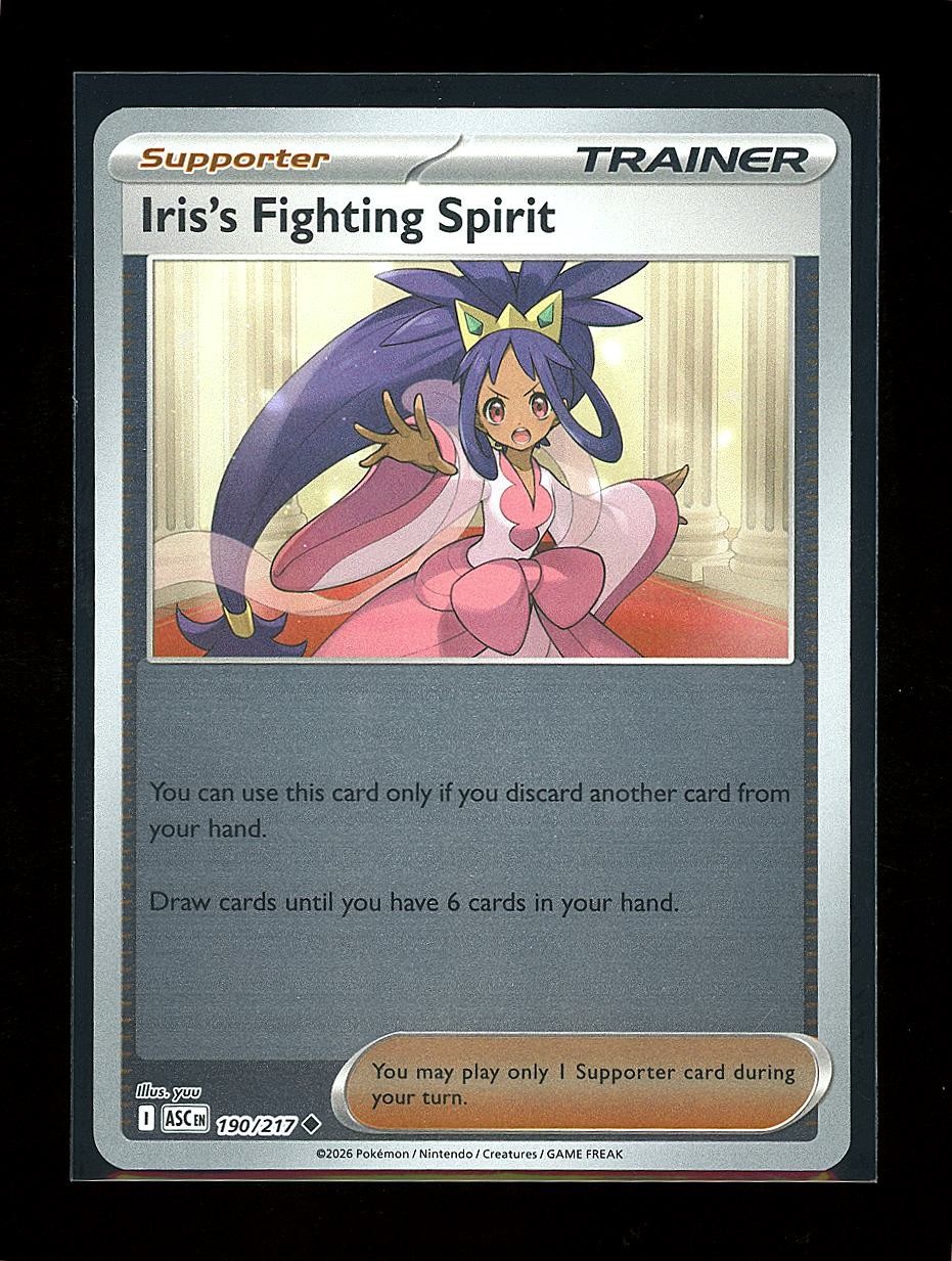 Iris's Fighting Spirit - Uncommon ME: Ascended Heroes 190/217 NM