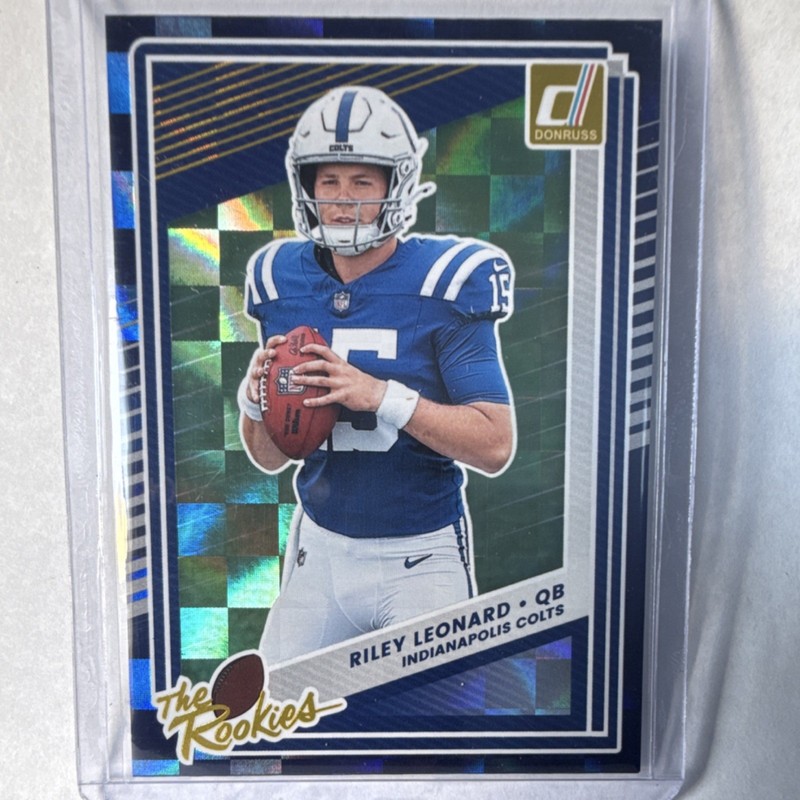 2025 Panini Donruss The Rookies Rookie Riley Leonard Indianapolis Colts #28