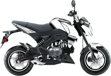 Dcor Pro Series Graphics Kit Retro White for Kawasaki Z125 Pro 2018-2023