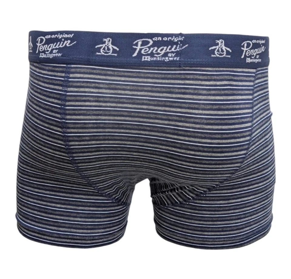 Paquete de 6 boxers clásicos de algodón elásticos surtidos originales Penguin para hombre Foto 3 de 4