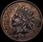1900 INDIAN CENT AU FREE USA SHIPPING