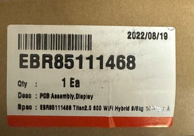 LG Washer EBR85111468 Control Board- Used Washer Dryer Combo Parts