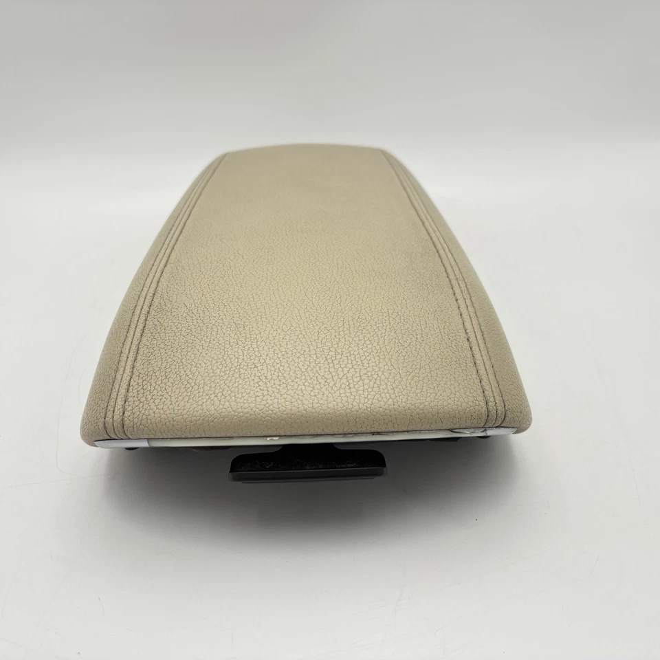 2014-2016 Kia Cadenza Center Console Beige Leather Armrest Lid OEM - Изображение 2 из 4