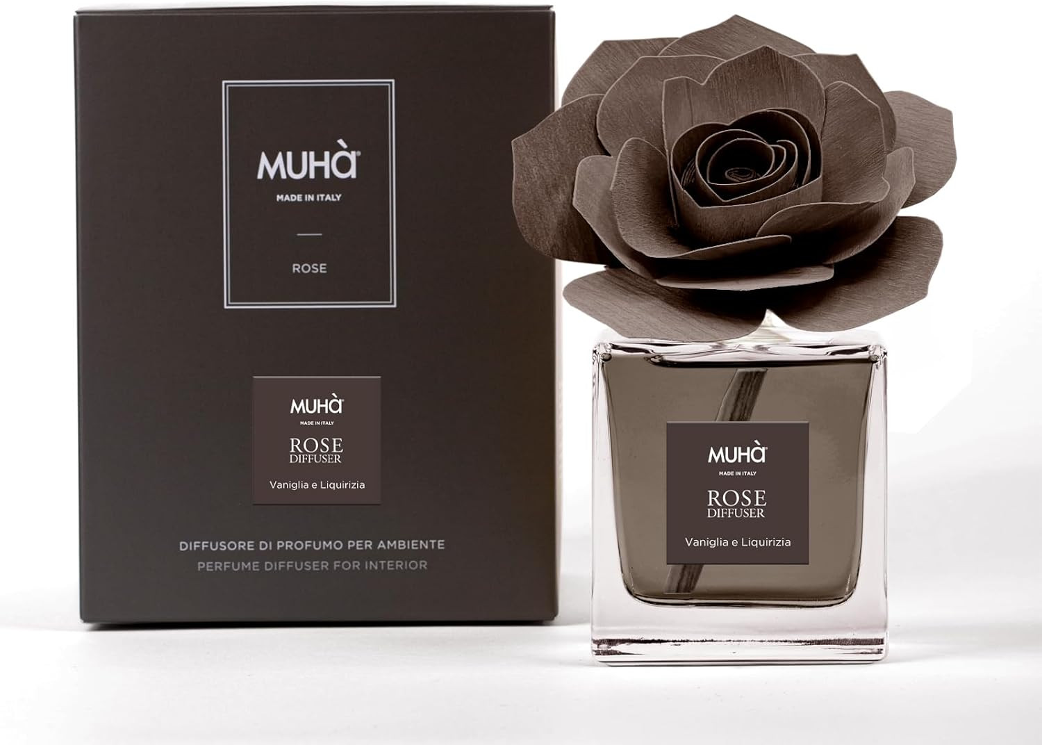 | Profumatore per Ambienti Rosa Diffuser, Fragranza Vaniglia E Liquirizia, Diffu - 2