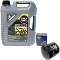 MotoröL Set Liqui Moly 5W-40 5 Liter + ÖLfilter FüR MG Opel Omega A Rover 2.4