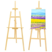 Steelite Wooden Easel Stand 45" Adjustable Height Folding Art Easel for Painting