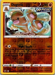 Dugtrio 077/198 Chilling Reign Reverse Holo Rare