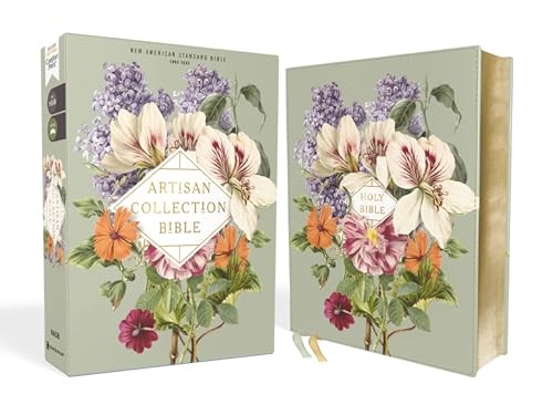 NASB, Artisan Collection Bible, Leathersoft, Sage Floral, Red Letter, 1995 Text, Comfort Print: New American Standard Bible, Sage, Floral, Leathersoft - Image 4