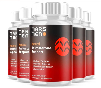 5-Pack Mars Men Capsules - MarsMen for Men Health Capsules - 300 Capsules