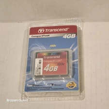 TRANSCEND 4GB COMPACT FLASH MEMORY CARD 133X SPEED 