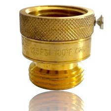 Brass Hose Connection Bibb Vacuum Breake Backflow Preventer Anti-Siphon