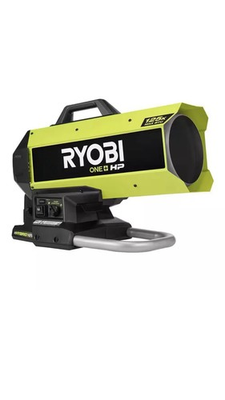 #ad ONE HP 18V Brushless Cordless 125K BTU Hybrid Forced Air Propane Heater Tool $165.95