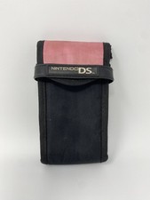 Nintendo DS Switch N' Carry Case Travel Bag Pouch Black and Pink Soft Case