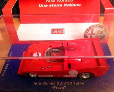 M4 1/43 ALFA ROMEO 33.3 SC Turbo Prova  limitiert auf 1968 Stück, Neu in OVP