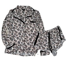 Cosabella Bella Long Sleeve Top  Shorts Pajama Set Size XS Floral