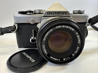 Olympus OM-1 MD 35mm Film Camera Zuiko 50MM F/1.8 (Read Description)