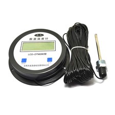 High Precision Digital Thermometer With Probe Electronic Water Black