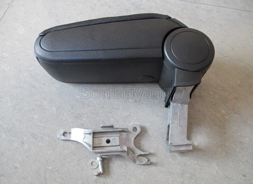 Center Armrest Box For 2000-2006 Audi A4 S4 Black Leather