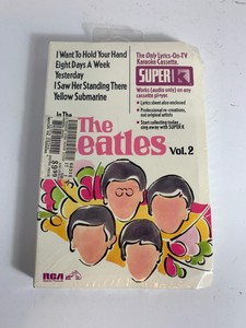 The Beatles The Only Lyrics On Tv Karaoke Cassette Super K Ebay