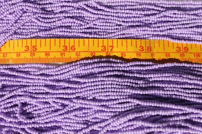 Terra Pearl Opaque Lilac 10/0 Czech Glass Seed Beads Craft Jewelry /Hank