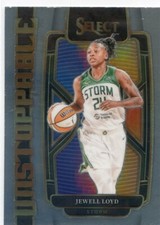 2024 Panini Select WNBA JEWELL LOYD #5 UNSTOPPABLE INSERT STORM