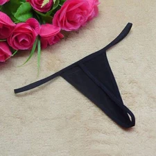Womens Sexy G-String T Back Thong Panties Underwear 4 Pack Size Medium