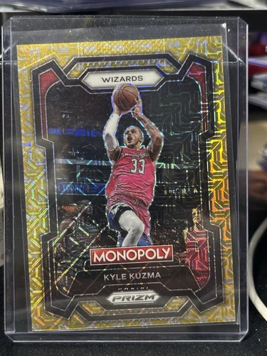 2023-24 Panini Prizm Monopoly Kyle Kuzma #89 Millionaire Gold Mojo /500