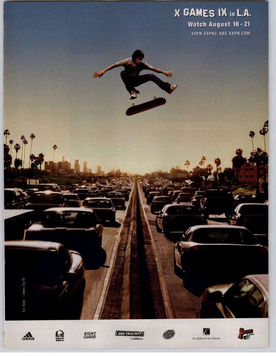 2003 X Games IX in L.A. Print Ad/Poster Official Eric Koston