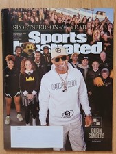 Deion Sanders, Fifi Garcia, Travis Kelce Sports Illustrated Mag December 2023