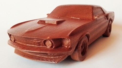 1:15 Mustang Boss 429 Wood Muscle Car Rare Model Scale Replica Others on Request - Picture 2 of 10