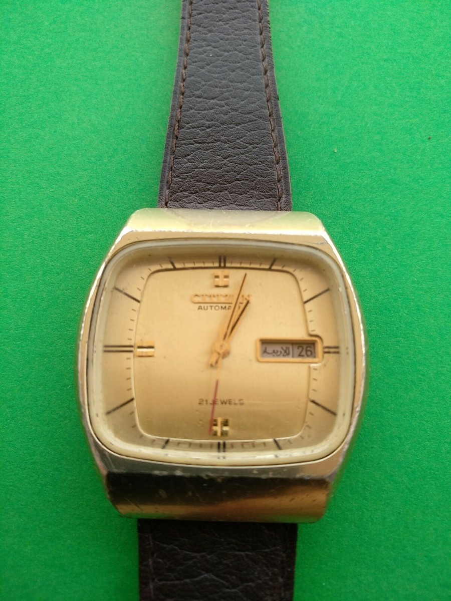 Vintage Citizen Automatic 21J 51-1692 GN-4-S Mens Wrist Watch _495