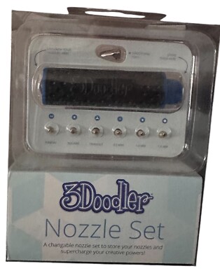3Doodler Nozzle Set With Six Interchangeable Nozzles & Smoothing Tool