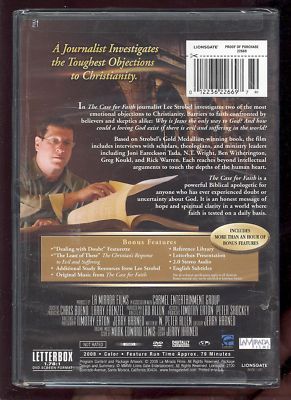 (未使用･未開封品)Case for Faith [DVD] Amazon.com: The Case for Faith [DVD] (2008) Lee Strobel; Lad