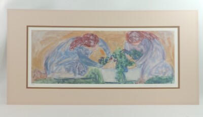 Barbara A. Wood Lithograph BLUE BELLS Signed & Numbered 26