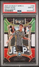 2023-24 Select Serie A  Multi-Color Prizm #192 Kenan Yildiz (RC) PSA 10 (pop 2)