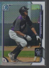 CORRELLE PRIME  2015 BOWMAN CHROME PROSPECTS REFRACTOR CARD #BCP210  /499