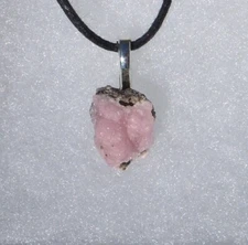 Smithsonite Raw Rough Free Form Crystal Pendant Necklace Small