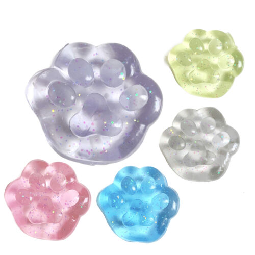 1pc Squishy Cat Paw Squeeze Toy Stress Relief Soft Cat Paw Toy Fidget Toy Gift