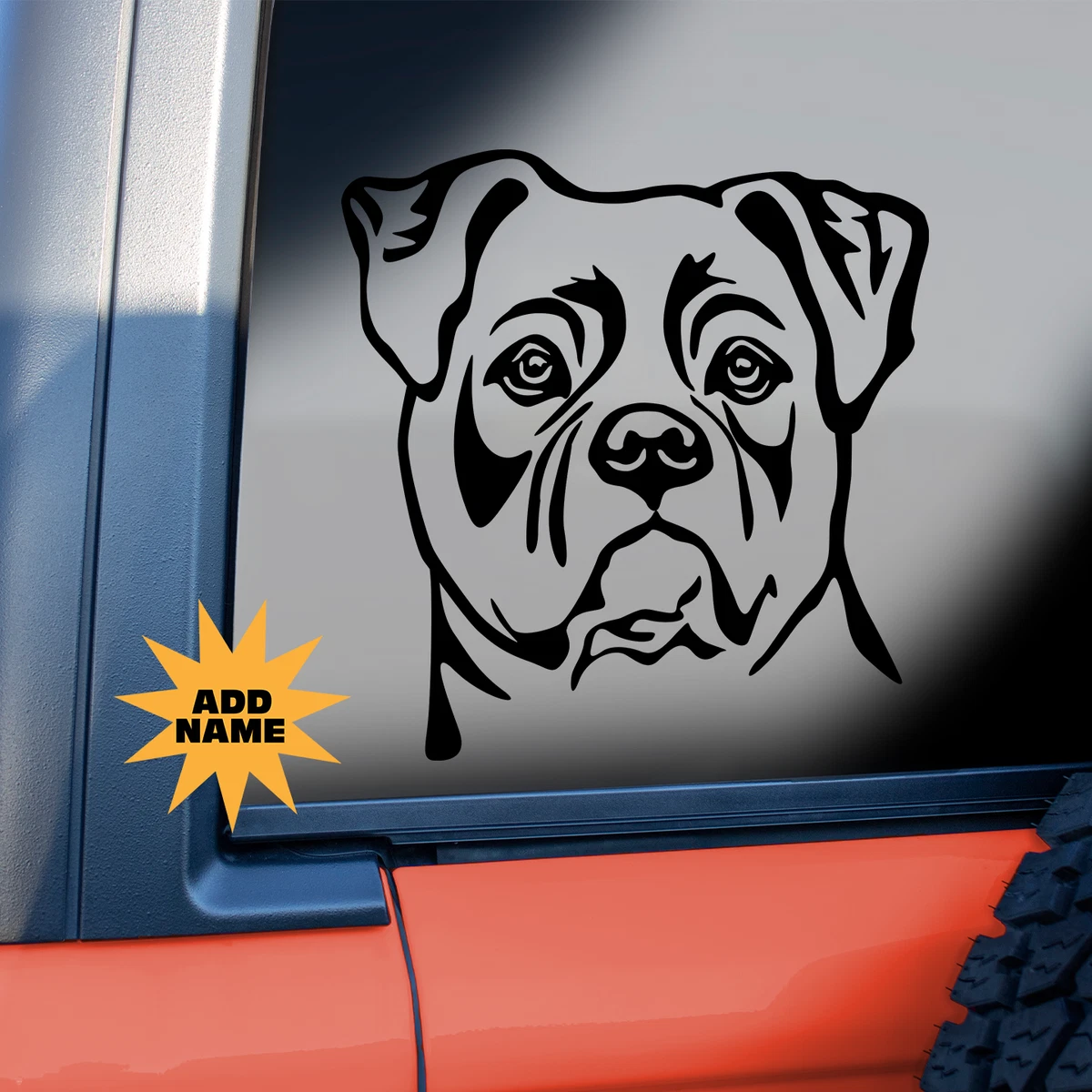 Bulldog stickers cheap for cars