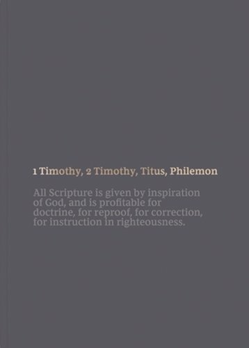 NKJV Bible Journal - 1-2 Timothy Titus Philemon Comfort Print Thomas Nelson 2020 Paperback