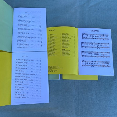 Czech Language Song Books Study Guide Learning Lot 3 1999 Moravske Pisnicky 2set - Picture 2 of 10