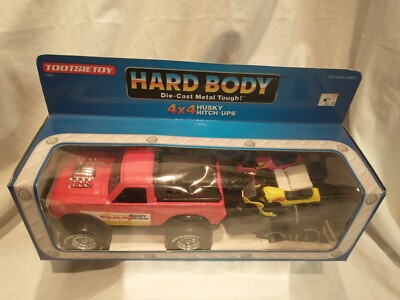 ToyBoy Tootsietoy Hard Body 1955-58 Chevrolet 4X4 with Motorcycle