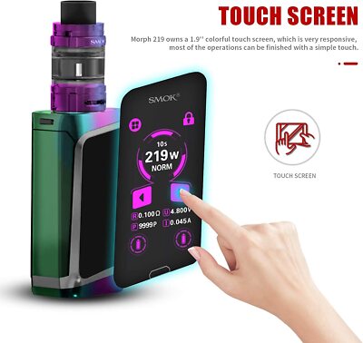 Smok Morph 219 Kit SMOK Morph 219W Vape Ecig Mod E-Cigarette Kit With TF BF TANK  Australia Smok Morph 219 Factory Reset