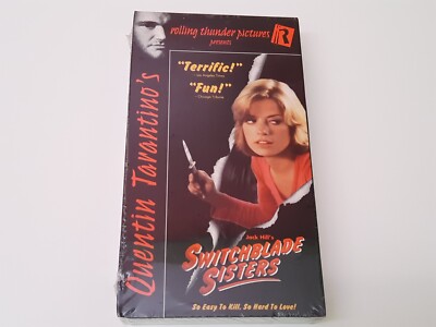 Switchblade Sisters 1975 VHS NTSC New Factory Sealed Watermarks Jack Hill OOP