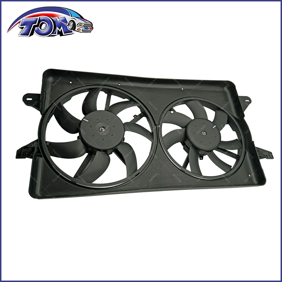 Ventilador doble ventilador radiador motor ventilador con conjunto de cubierta para Ford Freestar 04-07 Foto 3 de 4