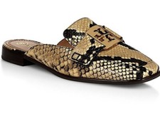 Tory Burch-GEORGIA LOAFER MULE Snake Print SZ 9 NEW