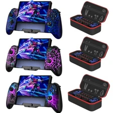 Full-Size Grip Wireless Switch Controller For Nintendo Switch/OLED+Carrying Case