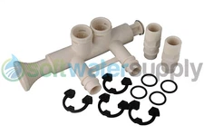 7345396 - 1" Softener Bypass Valve Kit + (2) adapters, (4) o-rings, (4) clips